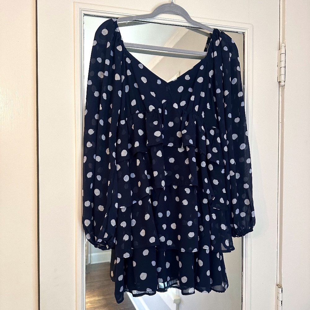 NWT Abercrombie and Fitch polka dot mini dress